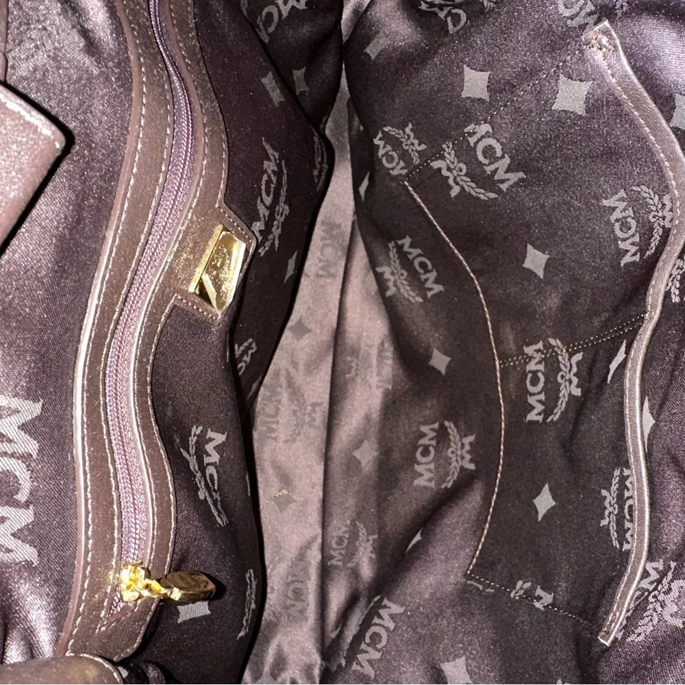 ❌SOLD❌🔥MCM VISETOS LEOPARD LARGE TOTE BAG LIMITED EDITION🔥MINT CONDITION - Picture 11 of 15